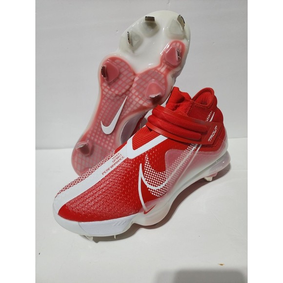 Men's Nike Force Zoom Mike Trout 7 Baseball Cleats Red White CI3134-602 SZ 12 - Picture 1 of 15